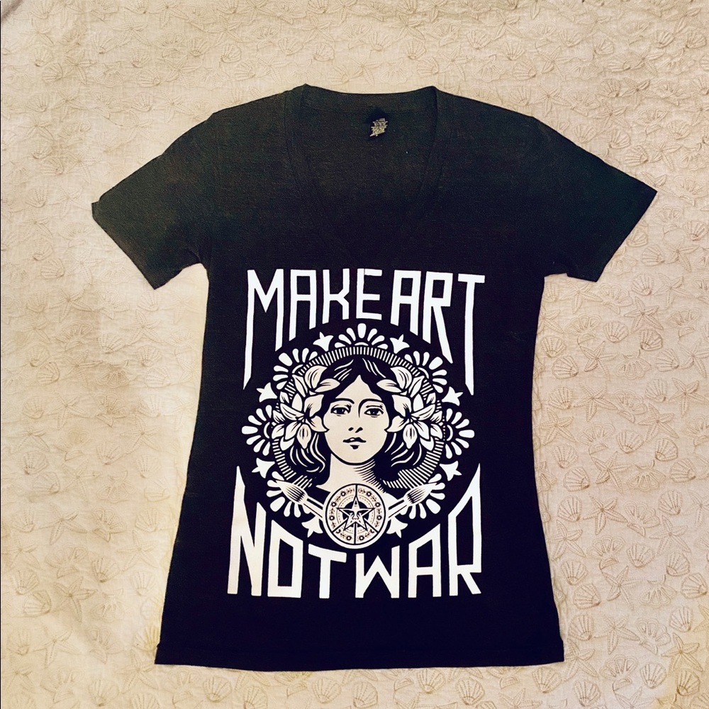 OBEY. brand. Women’s t shirt in black and white
